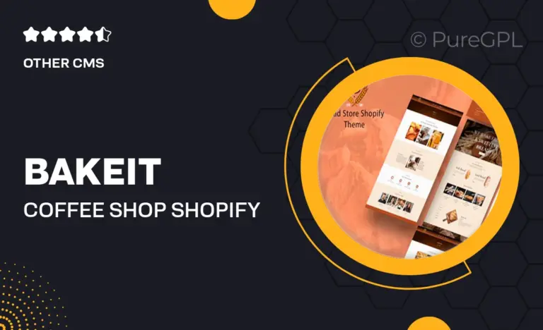bakeit coffee shop shopify theme