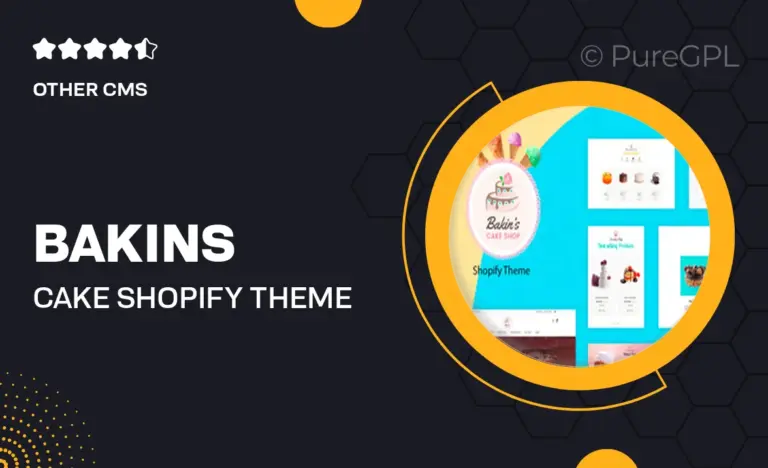 bakins cake shopify theme