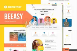 Beeasy – Virtual Assistant Elementor Pro Template Kit