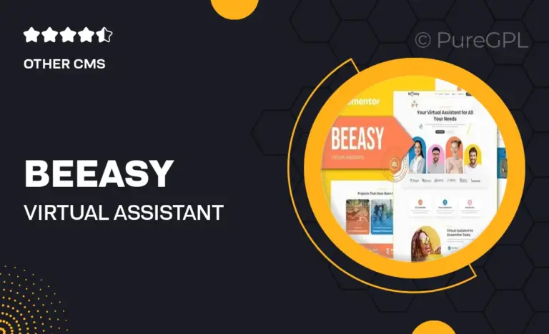 beeasy virtual assistant elementor pro template kit