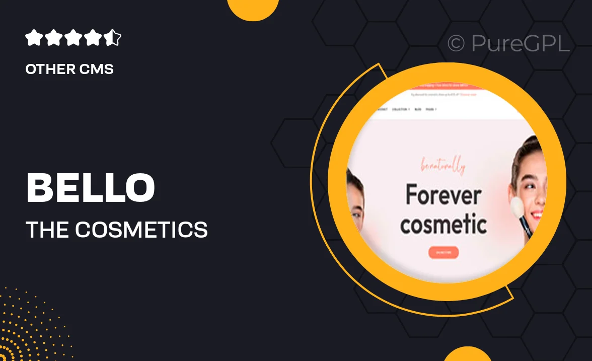 Bello – The Cosmetics & Beauty Responsive Shopify