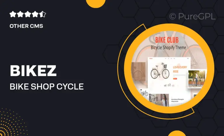 bikez bike shop cycle single shopify theme