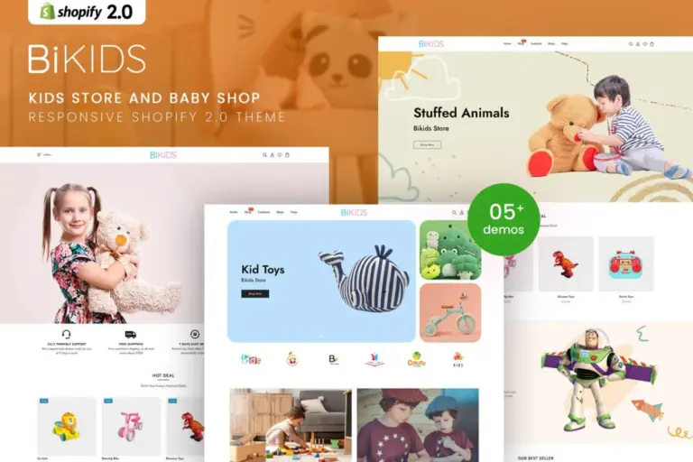 bikids kids store baby shop shopify 20 theme