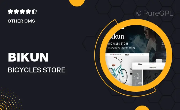 bikun bicycles store responsive shopify theme