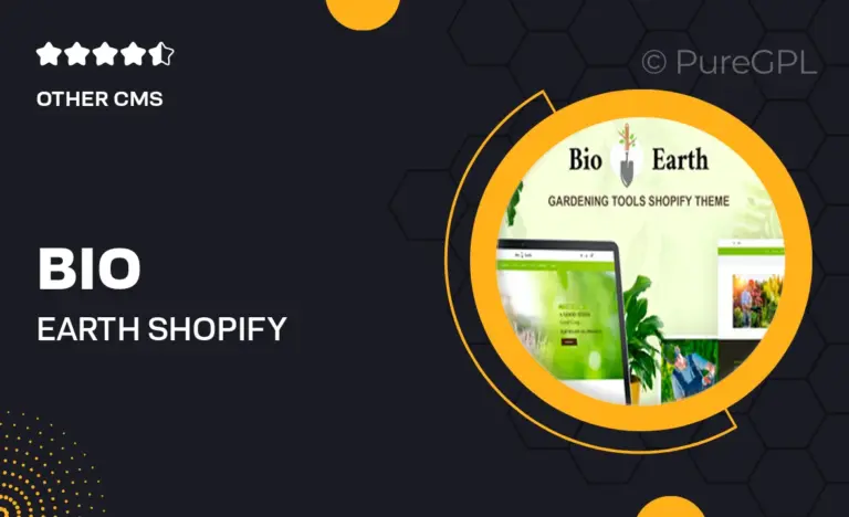 bio earth shopify landscaping gardening services shop
