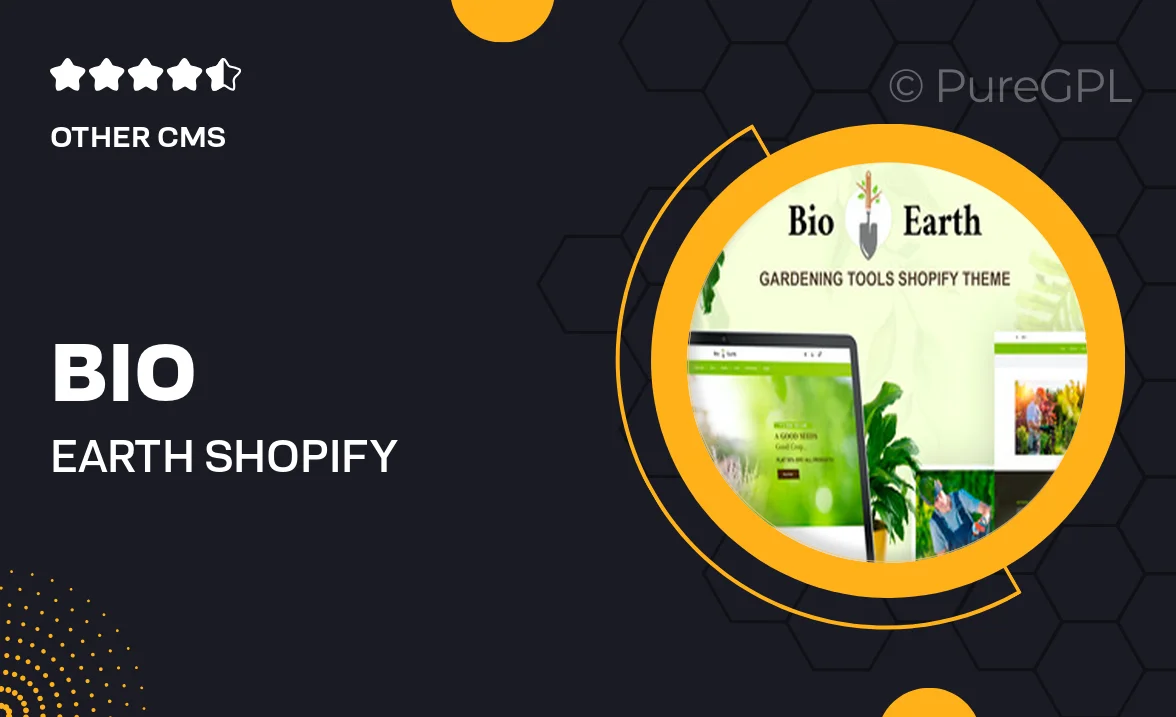 Bio Earth – Shopify Landscaping & Gardening Services Shop