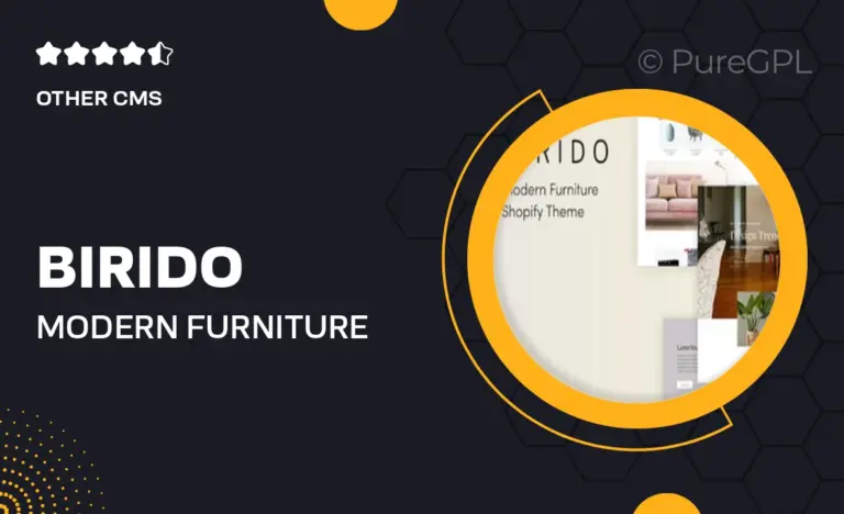 birido modern furniture responsive shopify theme