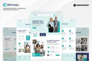 Bizcorpo – Corporate Business & Portfolio Elementor Template Kit