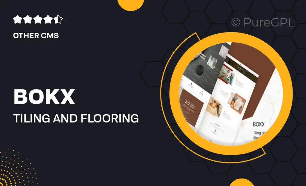 Bokx – Tiling and Flooring Shopify Theme
