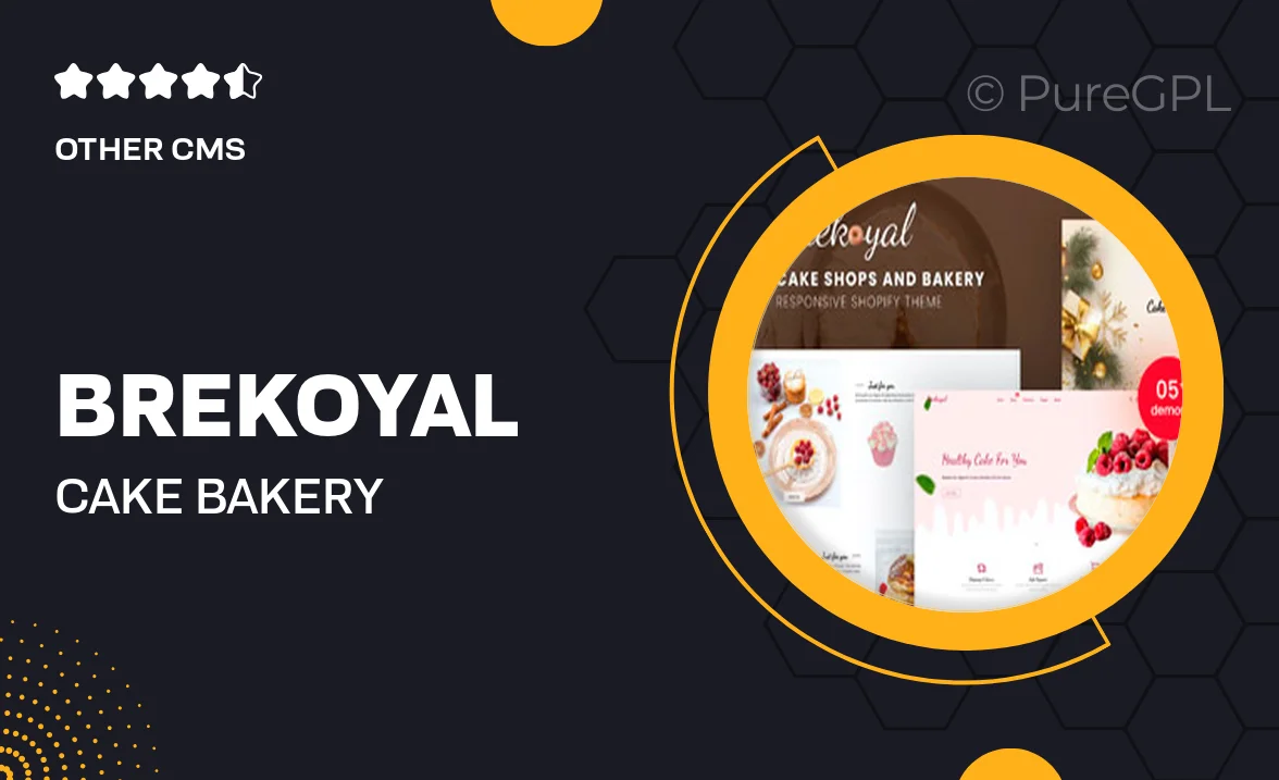 Brekoyal – Cake & Bakery Responsive Shopify Theme