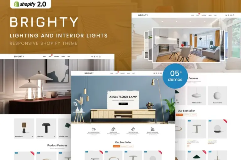 brighty lighting interior lights shopify theme 1