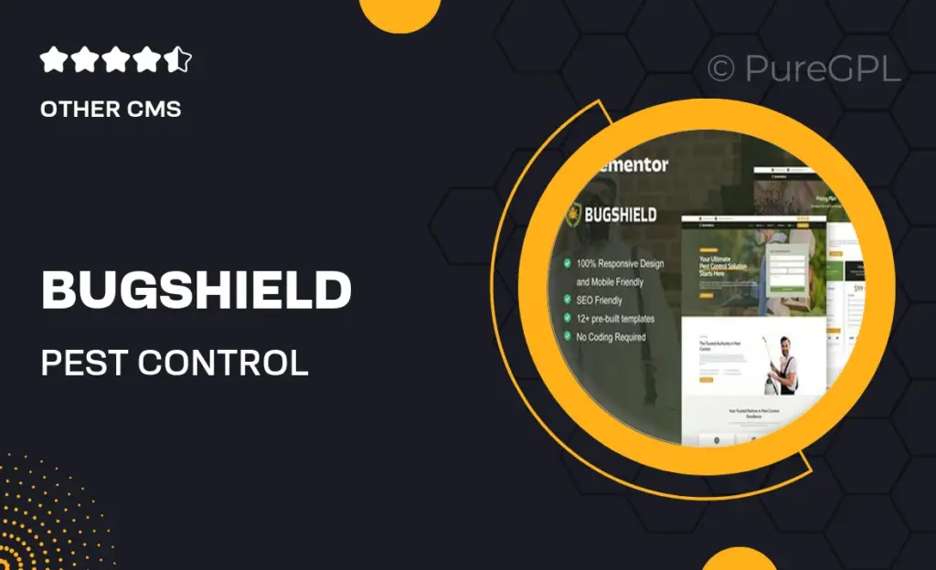 BugShield – Pest Control Service Elementor Pro Template Kit 4 BugShield – Pest Control Service Elementor Pro Template Kit