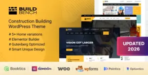 Buildbench – Construction Building WordPress Theme