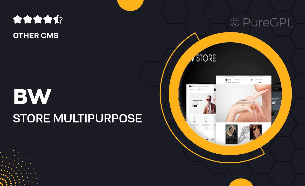 BW Store – Multipurpose Responsive Shopify Theme