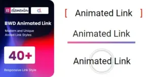 BWD Animated Link Addon for Elementor