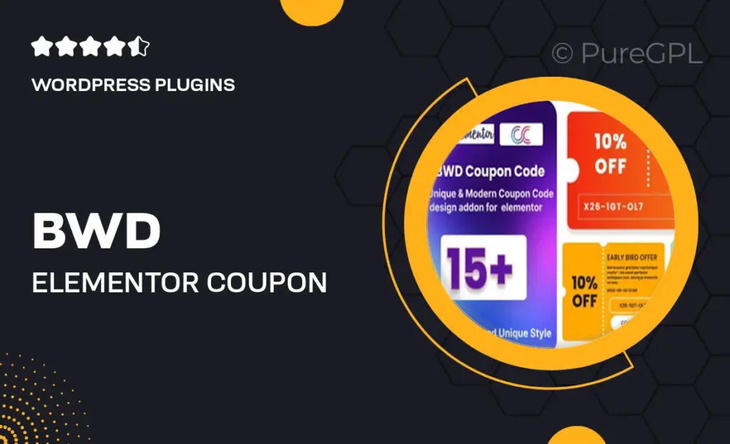 BWD Elementor Coupon Code WordPress Plugin 18 BWD Elementor Coupon Code WordPress Plugin