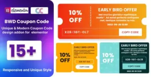 BWD Elementor Coupon Code WordPress Plugin