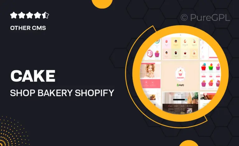 cake shop bakery shopify theme