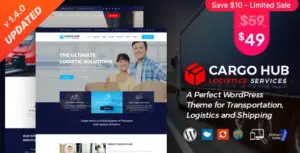 Cargo HUB – Transportation and Logistics WordPress Theme