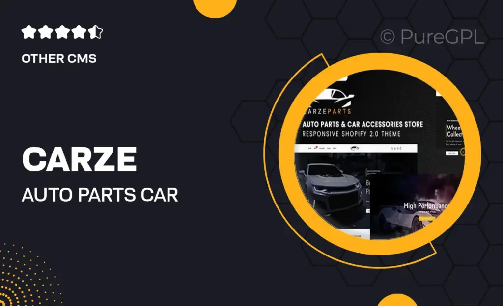 Carze – Auto Parts & Car Accessories Store Shopify 2.0 Theme 33 Carze – Auto Parts & Car Accessories Store Shopify 2.0 Theme