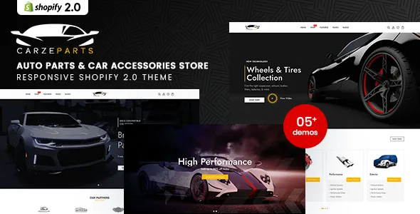 Carze – Auto Parts & Car Accessories Store Shopify 2.0 Theme
