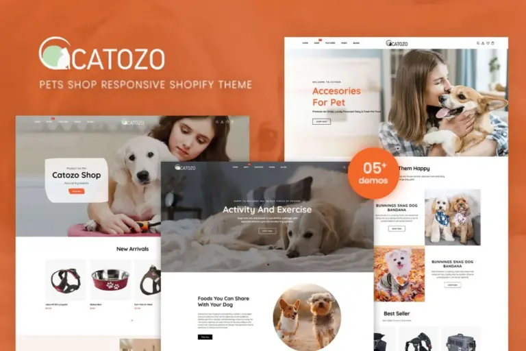 catozo pets shop responsive shopify theme 1
