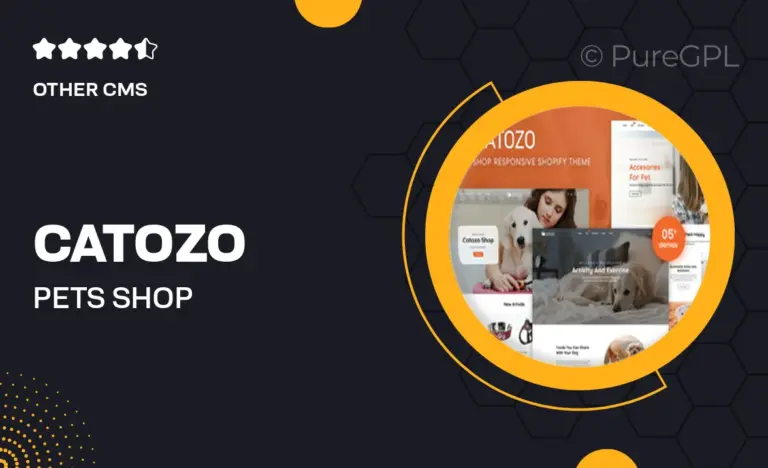 catozo pets shop responsive shopify theme