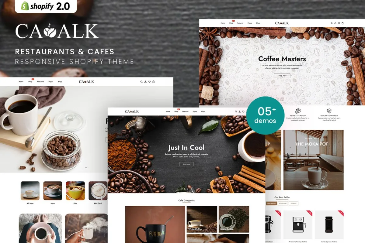 Cawalk – Restaurants & Cafes Shopify 2.0 Theme