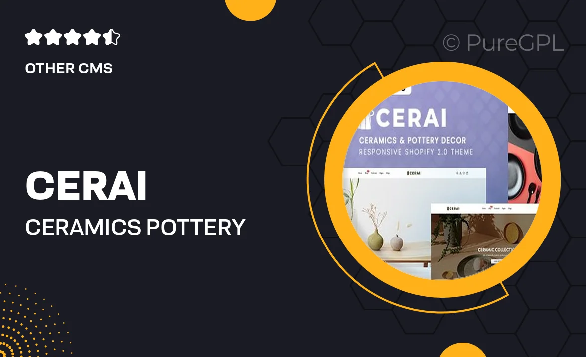 Cerai – Ceramics & Pottery Decor Shopify 2.0 Theme