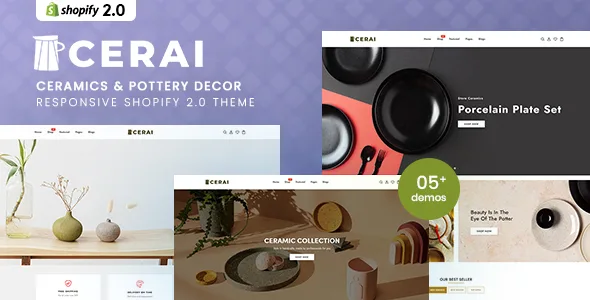 cerai ceramics pottery decor shopify 20 theme