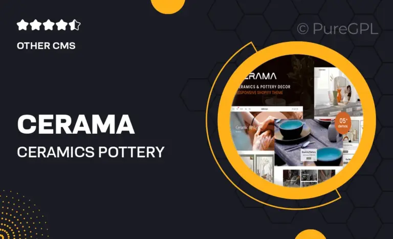 cerama ceramics pottery decor shopify theme