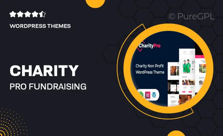 charity pro fundraising wordpress theme