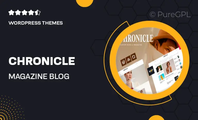 chronicle magazine blog wordpress theme