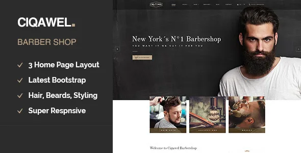 cigawel barbershop wordpress theme 1