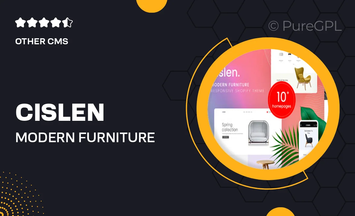 Cislen – Modern Furniture Responsive Shopify Theme