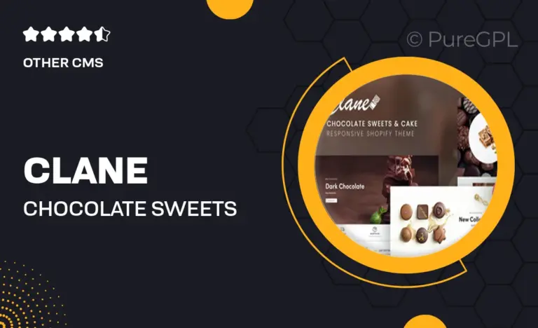 clane chocolate sweets cake shopify theme