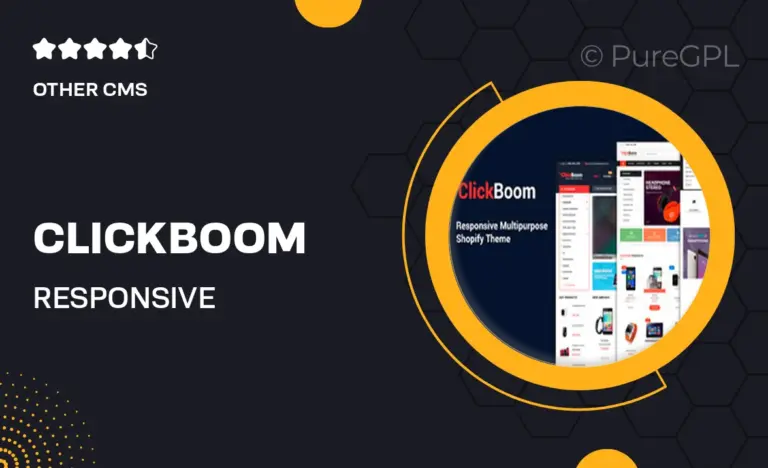 clickboom responsive multipurpose shopify theme
