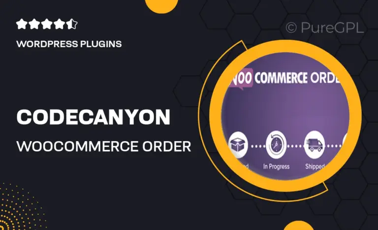 codecanyon woocommerce order tracker
