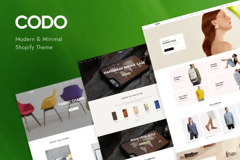 codo modern minimal shopify theme 1