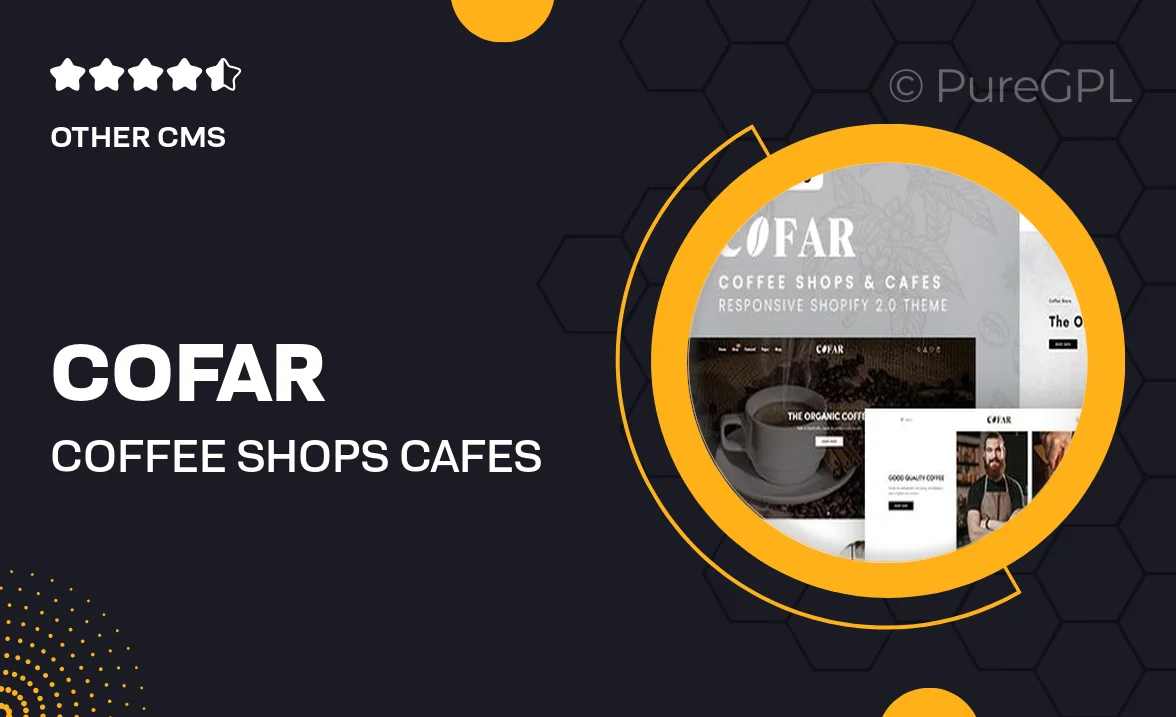 Cofar – Coffee Shops & Cafes Shopify 2.0 Theme