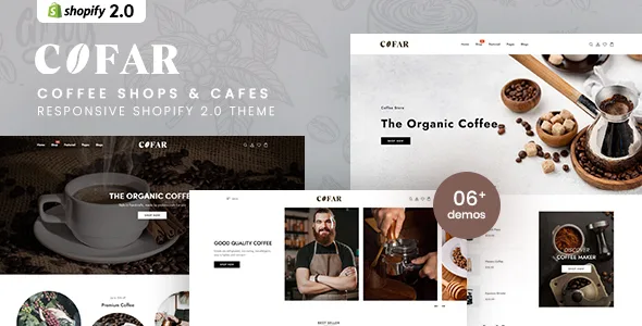 cofar coffee shops cafes shopify 20 theme