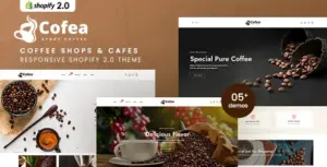 Cofea – Coffee Shops & Cafes Shopify 2.0 Theme