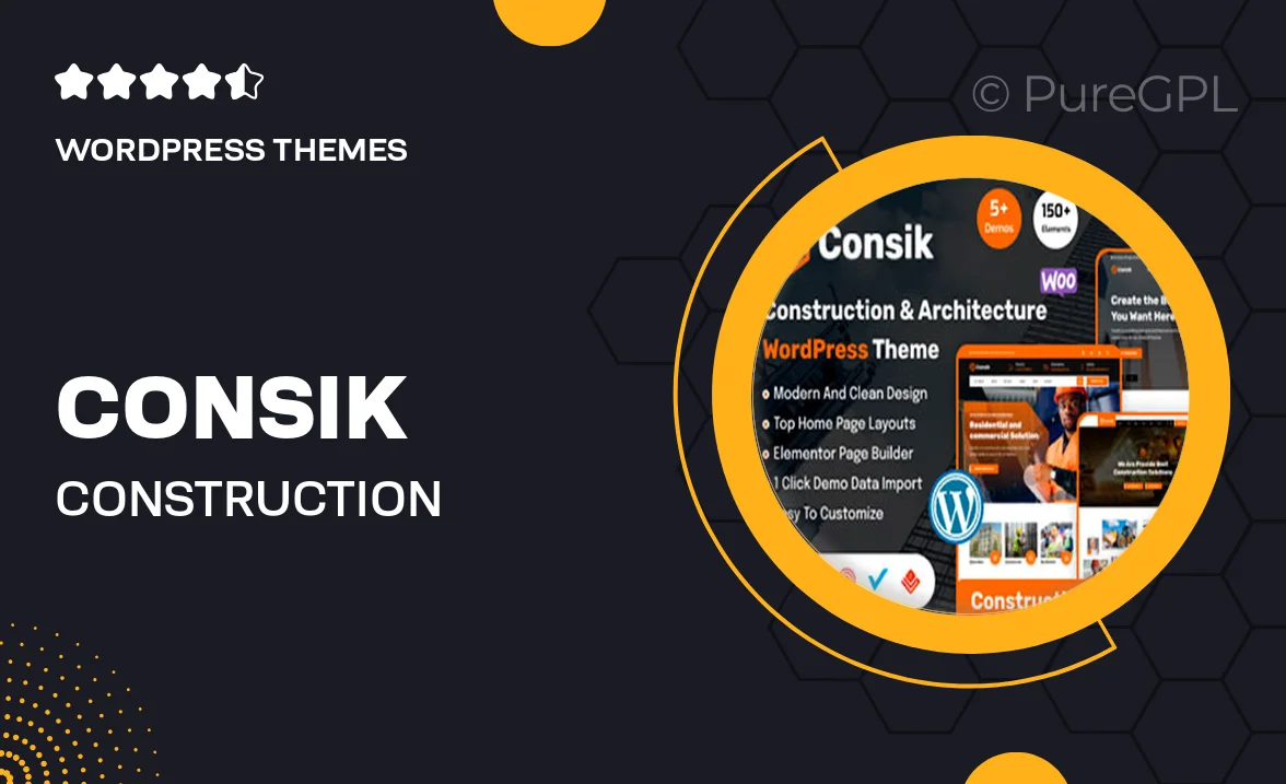 Consik – Construction, Building & Architecture WordPress Theme