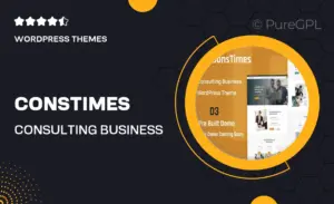 ConsTimes – Consulting Business WordPress Theme
