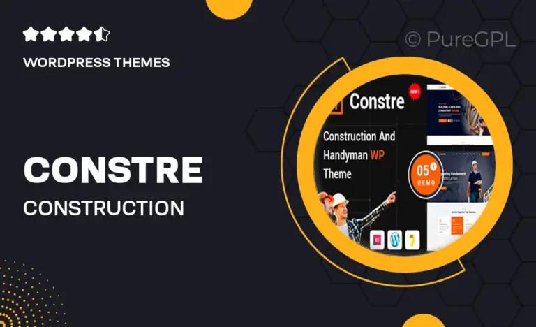 constre construction building handyman services wordpress theme