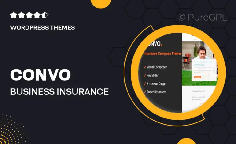 convo business insurance wordpress theme