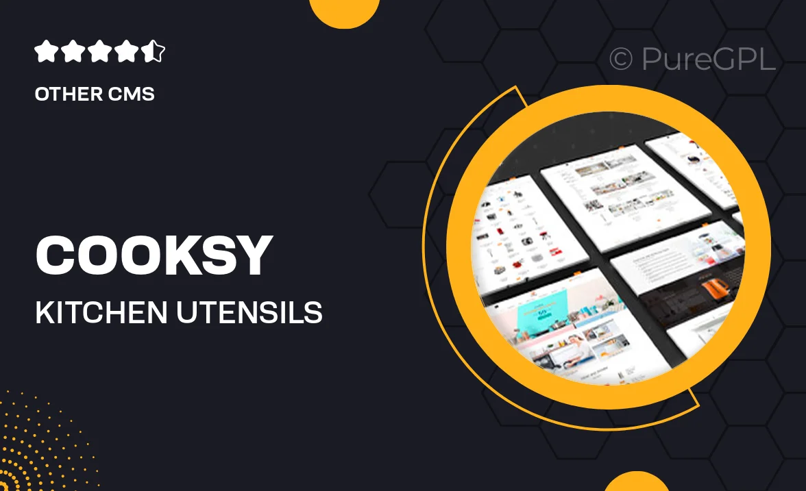 Cooksy – Kitchen Utensils Shopify Theme