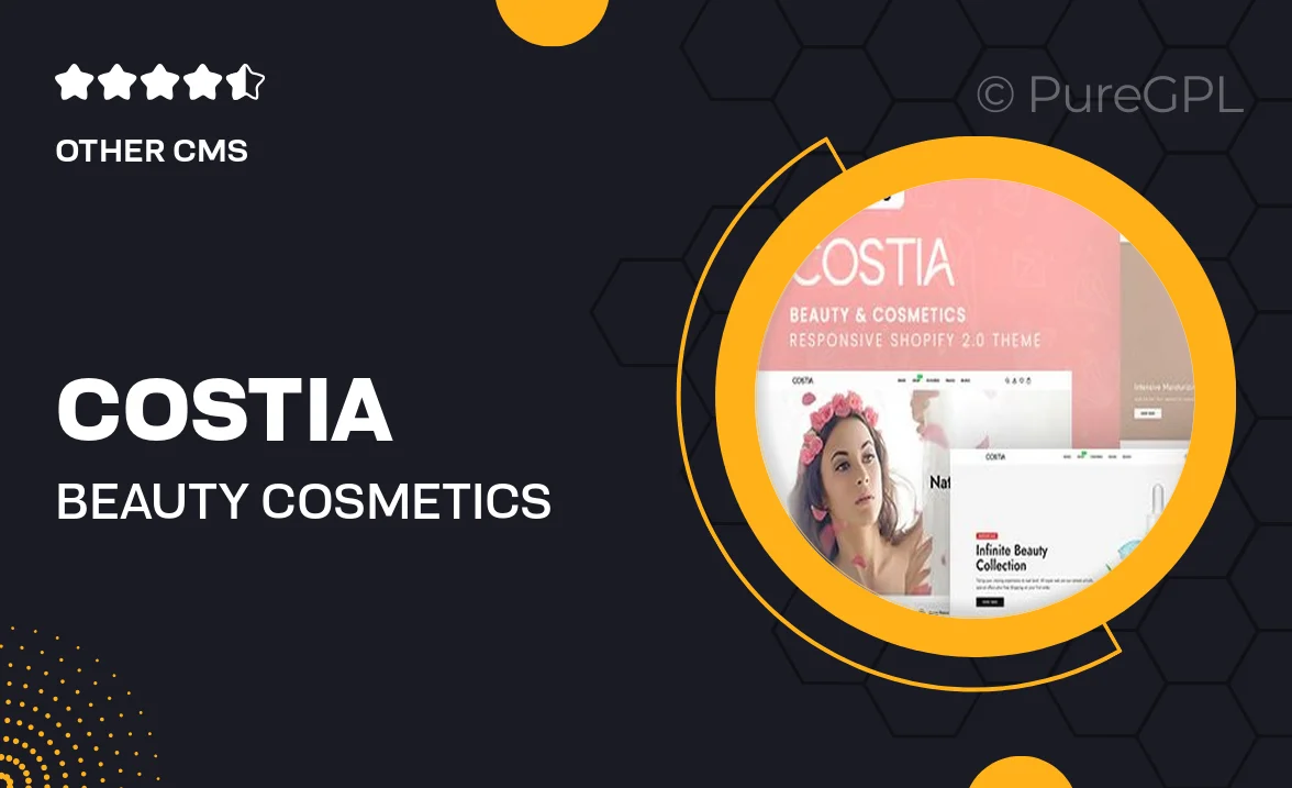 Costia – Beauty & Cosmetics Responsive Shopify 2.0 Theme