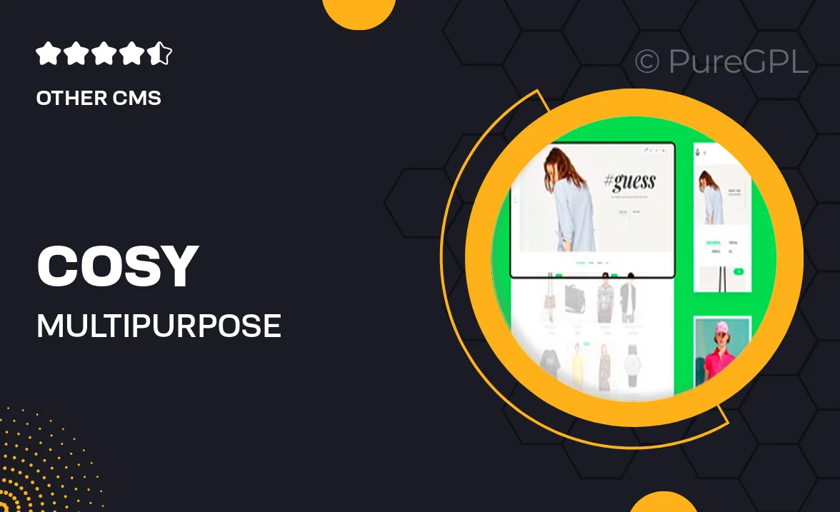 Cosy – Multipurpose Shopify Theme