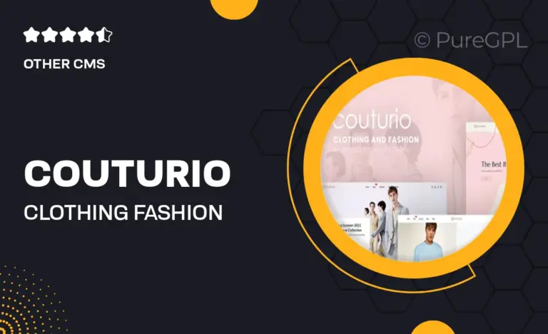 couturio clothing fashion shopify theme